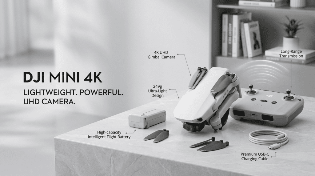 El DJI Mini 4K es, sin exagerar, el mejor dron calidad-precio para principiantes y creadores de contenido