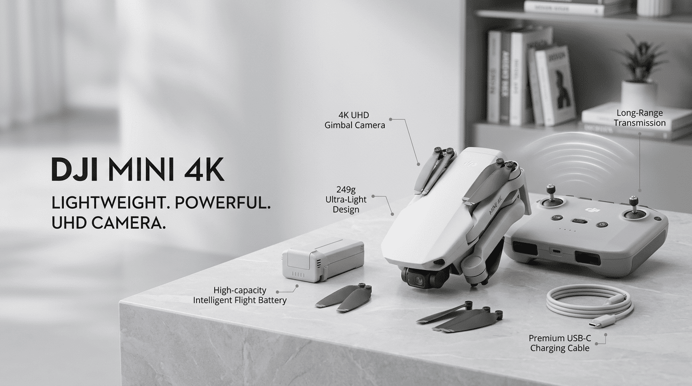 El DJI Mini 4K es, sin exagerar, el mejor dron calidad-precio para principiantes y creadores de contenido