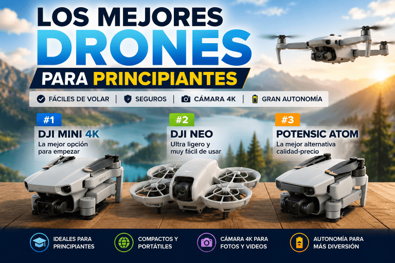 Los mejores drones para principiantes